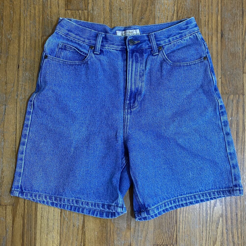 GUC Vintage High-Waisted Natural Reflections Mom Shorts sz 8